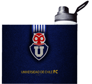 Botella Estampada Universidad DE CHILE Futbol CHILE