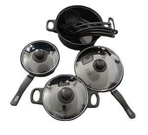Ollas 13 Piezas Antiadherente Hermetico Cocina Lau