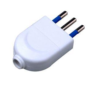 Enchufe Macho Vertical Macrotel 2P+T Blanco