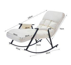 Sillón Mecedora Comodidad Interior Exterior Reclinable Hogar