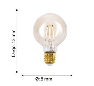 Ampolleta LMLED Cristal Ambar 4W E27 320LM cod110052