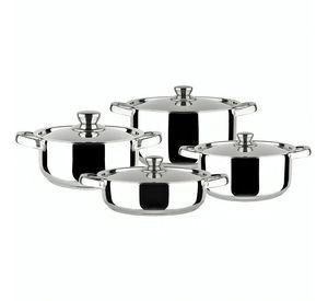 BATERIA COCINA MALAGA INOX 8P ACERO