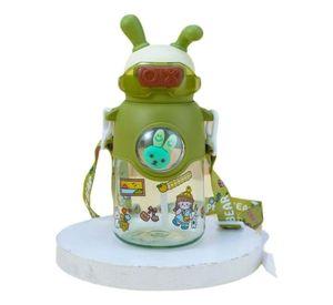 SET 2 BOTELLAS AGUA INFANTIL DIVERTIDO CORREA AJUSTABLE LAU