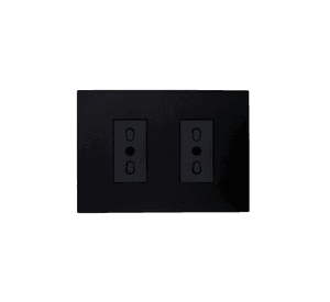 Enchufe Tomacorriente Doble Bipaso Stanford 10/16a 250v Sec Negro
