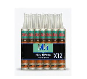 Caja 12 Adhesivo De Montaje Akfix 310 Multiuso Madera Yeso