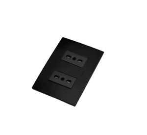 Enchufe Tomacorriente Doble Bipaso Stanford 10/16a 250v Sec Negro