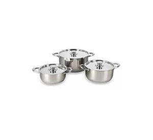 Batería de Cocina - 6 Piezas, Acero Inoxidable, Wens 420-6SS