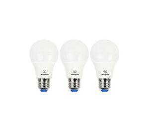 Pack 3 Ampolletas LED Bola A60 7W Luz Blanco Frío E27