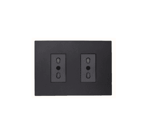 Enchufe Tomacorriente Doble Bipaso Stanford 10/16a 250v Sec Grafito