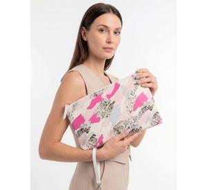 Cosmetiquero estampado manchas