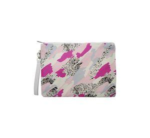 Cosmetiquero estampado manchas