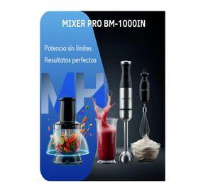 Batidora Inmersion Bm-1000 4en1 1000w Full Minipimer De Mano
