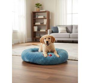 Cama Acolchada de Alta Densidad para tus mascotas 100 cm azul