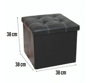 Baul Tomy Plegable Ecocuero Asiento 38cm