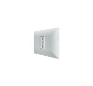 Enchufe Tomacorriente Bipaso Simple 10/16 220v Sec Stanford Blanco