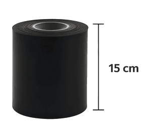 Manga riego 15cm ancho x 50mts largo Negra