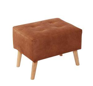 Pouf Niza  Cuero Kentucky Tabaco