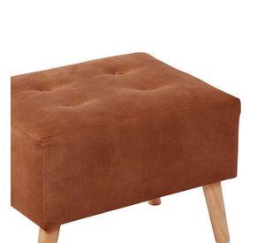 Pouf Niza  Cuero Kentucky Tabaco