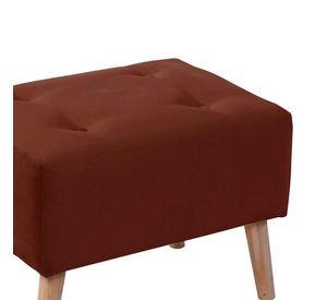 Pouf Niza Tela Velvet Chocolate