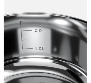 Olla Cacerola Alta Acero Inoxidable 9.3L (24cm) - Wens