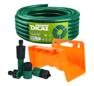 Manguera jardin malla 1/2 pulgada 20 metros con accesorios