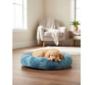 Cama Acolchada de Alta Densidad para tus mascotas 100 cm azul