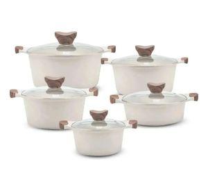 OLLAS DE COCINA ANTIADHERENTE CERAMICA DURADERA LAU