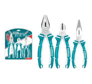 Set De 3 Alicates Universal Combinado Total Tools Tht1k0301