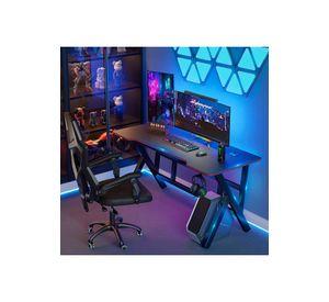 Escritorio Gamer Profesional Negro/Rojo Chic Home
