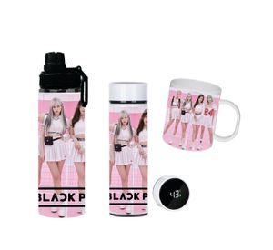 SET DE BOTELLA, TAZON MAS TERMO BLACKPINK KPOP