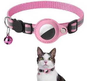Collar Correa Con Funda Para Airtag Localizar Gato Perro