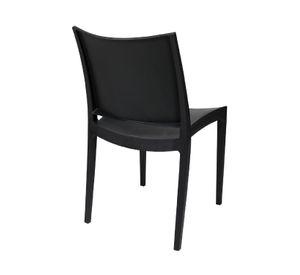 Silla Murcia Minimalista para Comedor o Restaurante Negra