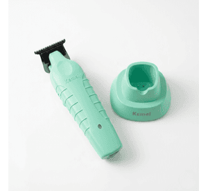 M quina Patillera Trimmer Kemei 2299 Con Base De Carga Celeste