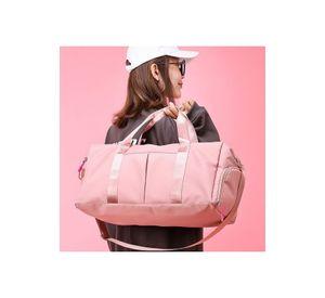 Bolso Duffel Viaje Deportivo Gimnasio Fitness 35 LT Rosado