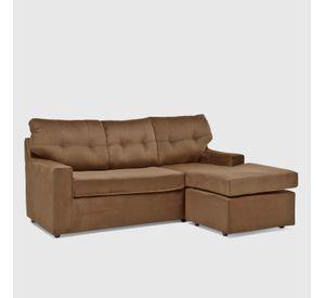 SECCIONAL ITALIA REVERSIBLE FELPA CAFE
