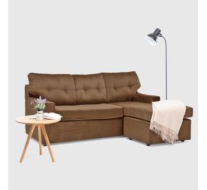 SECCIONAL ITALIA REVERSIBLE FELPA CAFE