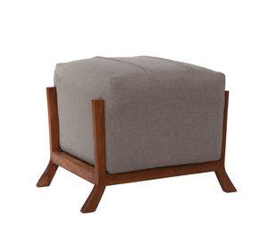 Pouf Marsella Lino Gris Claro