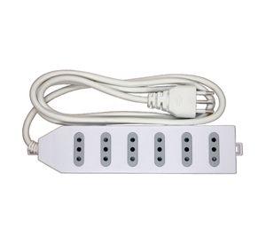 Zapatilla Eléctrica 6 Tomas Blanca 1,5 Mts Macrotel - Sec
