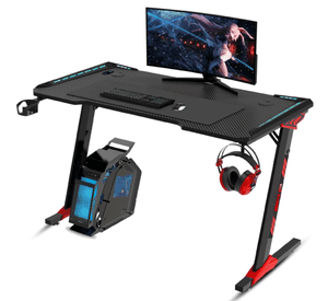 Escritorio Gamer GTC GTA 002 Con Iluminaci n Led Apoya vaso Gancho auriculares