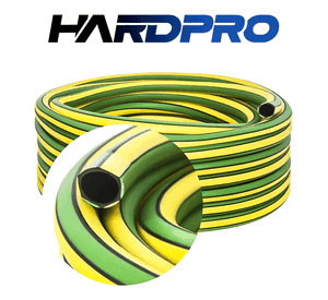 Manguera de riego 50m 1" reforzada UV PVC 2300psi Verde