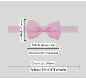 Cintillo diadema con lazo para bebe multicolor 20 unidades 00227