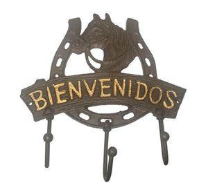 Perchero con dise帽o caballos