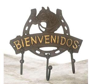 Perchero con dise帽o caballos