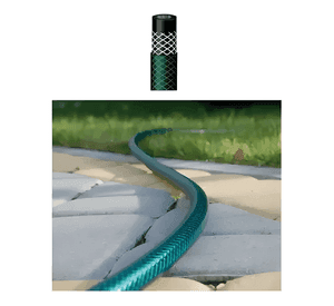Manguera 1/2 rollo 50 metros + kit conector musgo Verde
