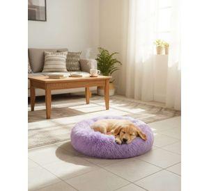 Cama Acolchada de Alta Densidad para tus mascotas 70 cm morado