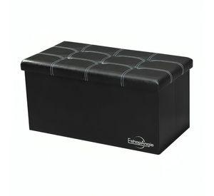 Banqueta Baul Organizador Puff Sillon 76x38cm
