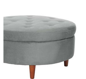 Pouf Paris Tela Velvet Gris