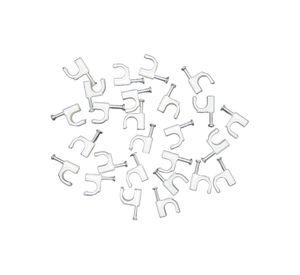 Grampas Cable Coaxial Rg59/6 8mm Blanca Macrotel