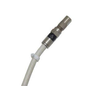 Grampas Cable Coaxial Rg59/6 8mm Blanca Macrotel