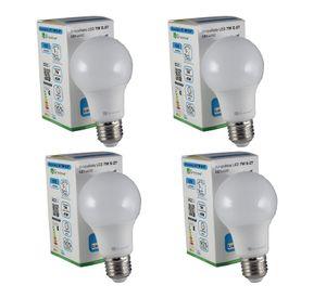 Ampolletas led. 7w.E-27. X 4 unidades Luz Fría